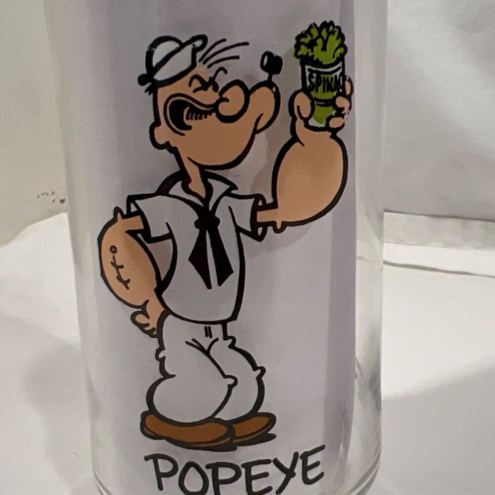Collector glass COCA COLA Kollect-A-Set 1975 POPEYE vintage